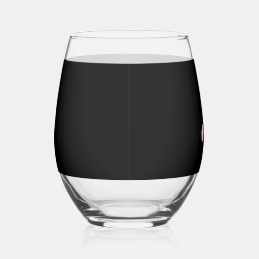 Christmas American Football Ball Santa Hat (3) Wijnglas Zonder Voet (Rechts)