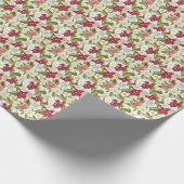 Christmas Anemones-Painted Hellebores Floral Cadeaupapier (Hoek)