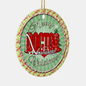 CHRISTMAS ANESTHESIOLOGIST KERAMISCH ORNAMENT (Rechts)