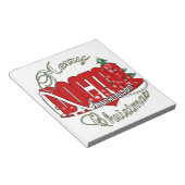 CHRISTMAS ANESTHESIOLOGIST NOTITIEBLOK (Schuin)