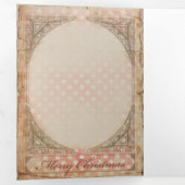 Christmas Angel 1 - Wenskaart Drieluik Wenskaart (Binnenzijde eerst)