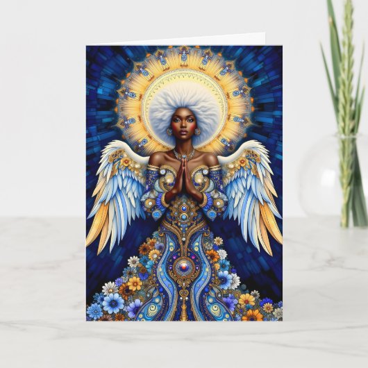 Christmas Angel 5x7 kerst Kaart (Voorkant)