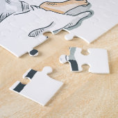 Christmas Angel aangepaste naam puzzel Legpuzzel (Zijkant)