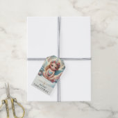 Christmas Angel baby Gift Label Cadeaulabel (Met Touw)