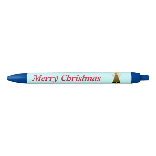 Christmas Angel Bell Custom Pen (Voorkant)