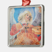 CHRISTMAS ANGEL Blue Sapphire Metalen Ornament (Links)