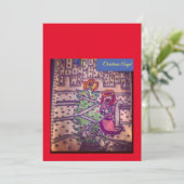 Christmas Angel briefkaart VAN: Katie Yonker (Staand voorkant)