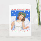 Christmas Angel Christmas Kaart (Voorkant)