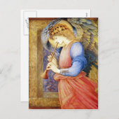 Christmas Angel Edward Burne-Jones Postcard Feestdagenkaart (Voorkant / Achterkant)