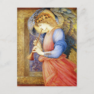 Christmas Angel Edward Burne-Jones Postcard Feestdagenkaart