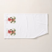 Christmas Angel Fancy vrolijke kersttypografie Bad Handdoek (Handdoek)