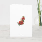 Christmas Angel Goede Nieuwe & Grote vreugde Groet Kaart (Achterkant)