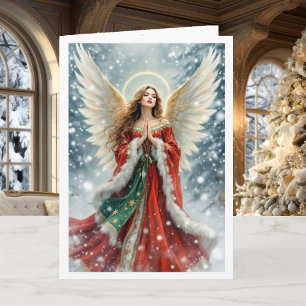 Christmas Angel Goede Nieuwe & Grote vreugde Groet Kaart