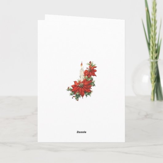 Christmas Angel Good News & Great Joy Greeting Feestdagen Kaart (Achterkant)