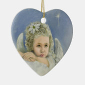 Christmas Angel Heart Keramisch Ornament (Rechts)