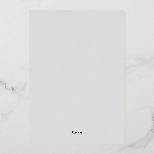 Christmas Angel Holiday Folie Kaart (Achterkant)