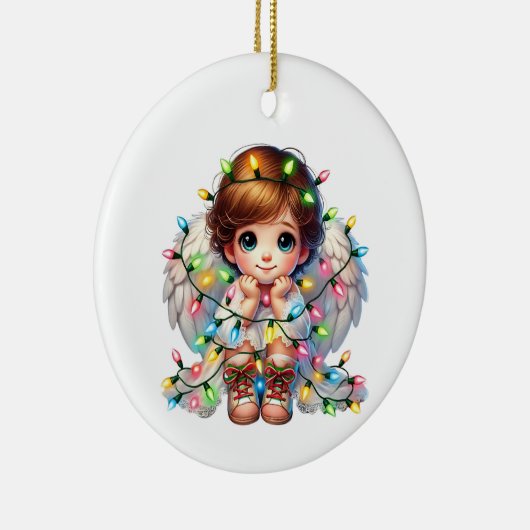 Christmas Angel Keramisch Ornament (Rechts)