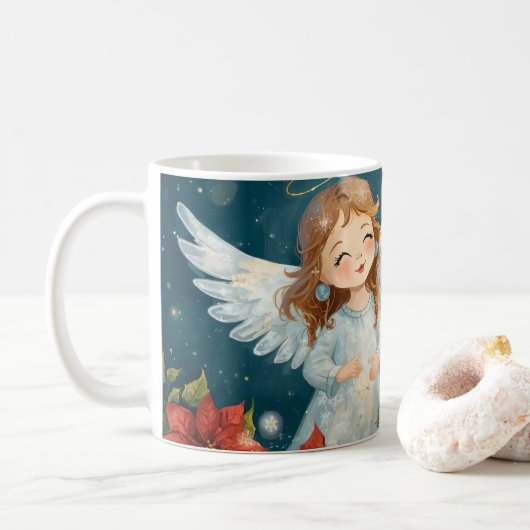 Christmas Angel  Koffiemok (Met donut)