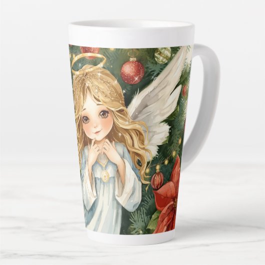 Christmas Angel  Latte Mok (Rechterhoek)