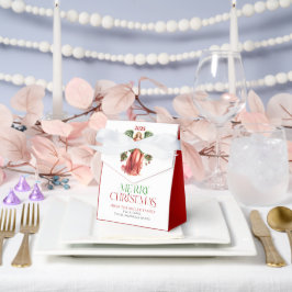 Christmas Angel Merry Christmas Feestelijke Typogr Bedankdoosjes