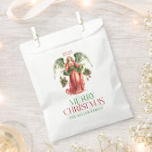 Christmas Angel Merry Christmas Typografie Bedankzakje (Geknipt)