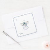 Christmas Angel of Faith - Cadeau labels op Sticke (Envelop)