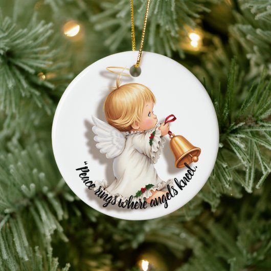 Christmas Angel Ornament with a Bell (Boom)