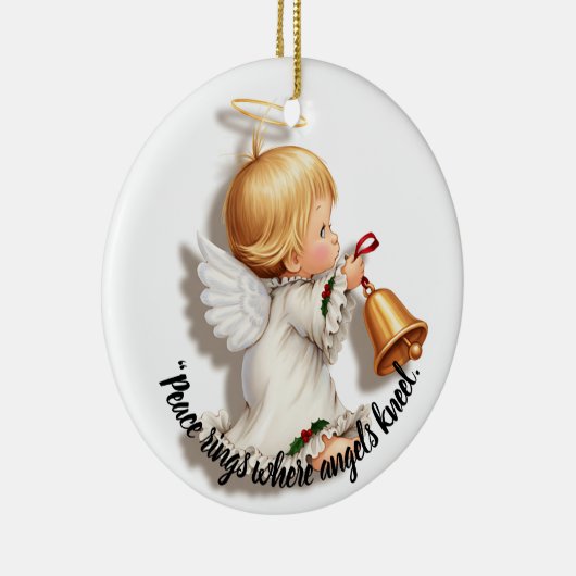 Christmas Angel Ornament with a Bell (Rechts)