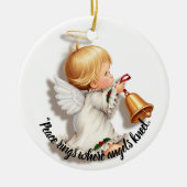 Christmas Angel Ornament with a Bell (Voorkant)