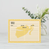 Christmas Angel Recept Kaart (Staand voorkant)