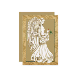 Christmas Angel Religious Holiday Flat Kaart