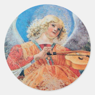 CHRISTMAS ANGEL RONDE STICKER