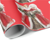 Christmas Angel rood inpakpapier (Rol Hoek)
