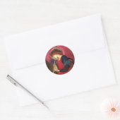 Christmas Angel Stickers - Burne-Jones - Rood (Envelop)