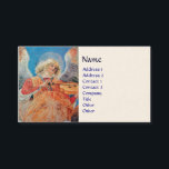 CHRISTMAS ANGEL VISITEKAARTJE<br><div class="desc">Elegant en klassiek ontwerp,  ontwikkeld op basis van een schilderij van Renaissance. Melozzo da Forli,  muziekmakend angel,  detail van een fresco c.1480.</div>