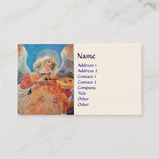 CHRISTMAS ANGEL VISITEKAARTJE (Voorkant)