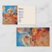 CHRISTMAS ANGEL VISITEKAARTJE (Voorkant / Achterkant)