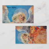 CHRISTMAS ANGEL VISITEKAARTJE (Voorkant / Achterkant)