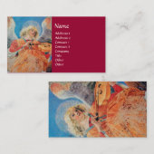 CHRISTMAS ANGEL VISITEKAARTJE (Voorkant / Achterkant)