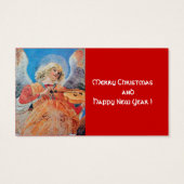 CHRISTMAS ANGEL VISITEKAARTJES (Achterkant)