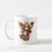 Christmas Angel with Golden Stars Koffiemok (Links)