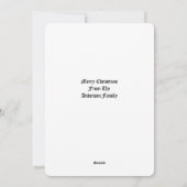 Christmas Angel With Tree Retro Victorian Era Feestdagenkaart (Achterkant)