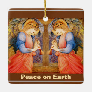 Christmas Angels aankondiging Keramisch Ornament