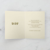 Christmas Angels Adoring the Christ Child Feestdagen Kaart (Binnen)