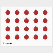 Christmas Angels · Bauble Ronde Sticker (Vel)