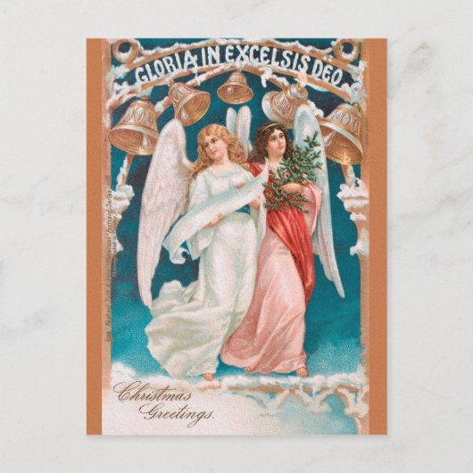 CHRISTMAS angels Briefkaart (Voorkant)