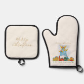 Christmas Angels Bring Joy and Tidings Home Decor! Ovenwant & Pannenlap Set (Voorkant)