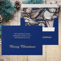 Christmas Angels Christelijk Catholic Elegant Blue