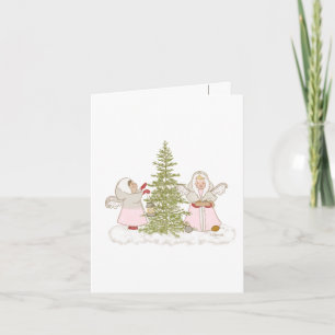 Christmas Angels Groet Kaart
