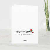 Christmas Angels Groeten Kaart (Achterkant)